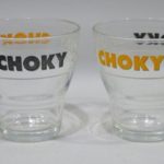 Choky verre inscription noire ou jaune